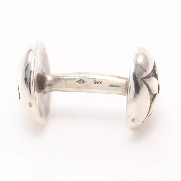 LOUIS VUITTON cufflinks M30976 SV925 silver Used unisex LV - Picture 7 of 7
